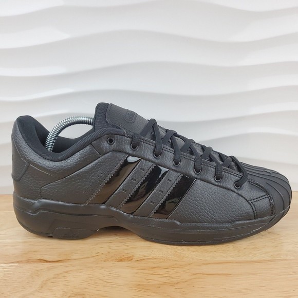 adidas Other - adidas Pro Model 2G Low Mens Size 10 Triple Black Athletic Shoes FX7100